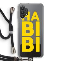 Habibi Majorelle : Samsung Galaxy A32 5G Transparant Hoesje met koord