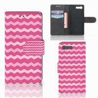 Sony Xperia X Compact | Telefoon Hoesje | Waves Pink