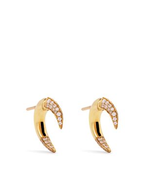 Shaun Leane petites boucles d'oreilles Talon en or 18ct ornées de diamants