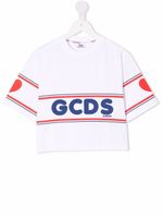 Gcds Kids t-shirt à logo imprimé - Blanc