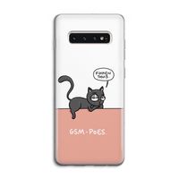 GSM poes: Samsung Galaxy S10 4G Transparant Hoesje