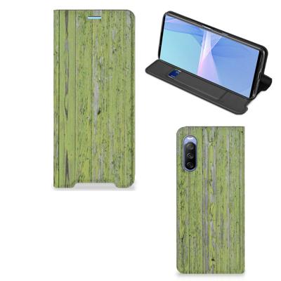Sony Xperia 10 III Book | Wallet Case | Green Wood