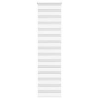 VidaXL Zebra rolgordijn 55x230 cm stofbreedte 50,9 cm polyester wit