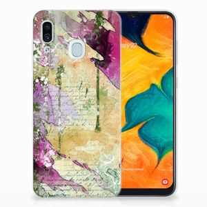 Hoesje maken Samsung Galaxy A30 Letter Painting