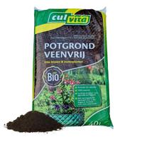 Culvita - Biologische Veenvrije potgrond 40 liter - Potgrond voor kamerplanten & buitenplanten - inclusief organische meststof Culvita - Biologische Veenvrije potgrond 40 liter - Potgrond voor kamerplanten & buitenplanten - inclusief organische meststof