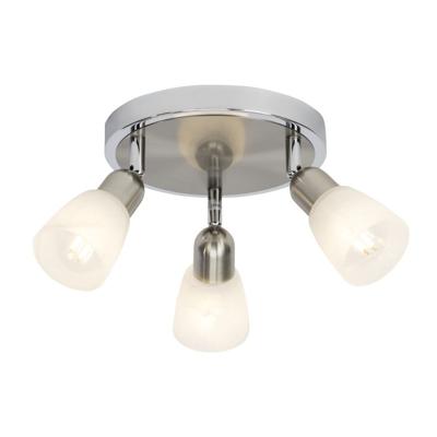 Brilliant Led plafondspotBethany 3-lichts grijs - G55234/77