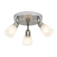 Brilliant Led plafondspotBethany 3-lichts grijs - G55234/77