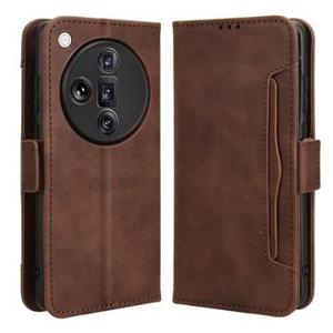 Oppo Find X7 Ultra Cardholder Series Portemonnee Hoesje - Bruin