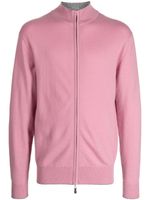 N.Peal cardigan zippé The Knightsbridge - Rose