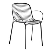 Kartell Hiray Tuinstoel met Armleuning - Zwart - thumbnail