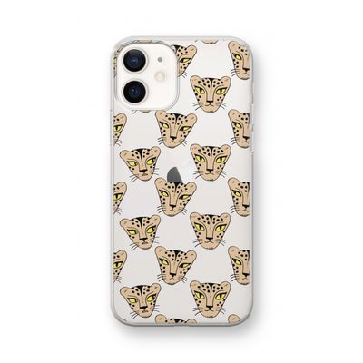 Tijger: iPhone 12 mini Transparant Hoesje