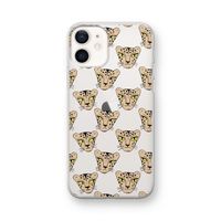 Tijger: iPhone 12 mini Transparant Hoesje