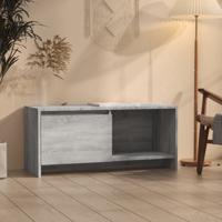 Tv-meubel 90x35x40 cm bewerkt hout grijs sonoma eikenkleurig