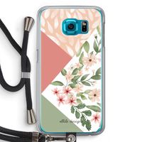 Sweet heaven geometrics: Samsung Galaxy S6 Transparant Hoesje met koord
