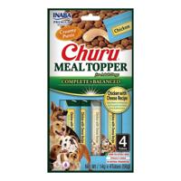 INABA Churu Meal Topper Chicken with cheese - traktatie voor hond - 4 x 14g