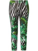 7/8-legging print blad- en zebramotieven Van Doris Streich groen - thumbnail