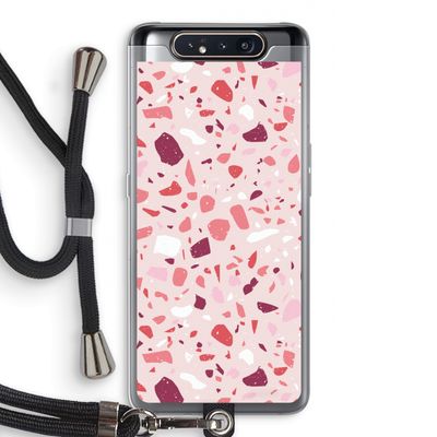 Terrazzo N°15: Samsung Galaxy A80 Transparant Hoesje met koord