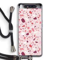 Terrazzo N°15: Samsung Galaxy A80 Transparant Hoesje met koord