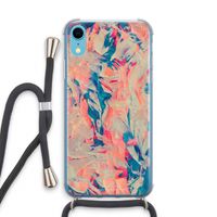 Alone: iPhone XR Transparant Hoesje met koord