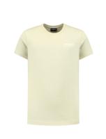 Ballin Zomer t-shirt jongens - zand - Flocked logo frame