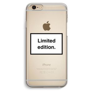 Limited edition: iPhone 6 / 6S Transparant Hoesje