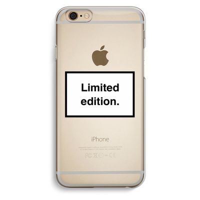 Limited edition: iPhone 6 / 6S Transparant Hoesje
