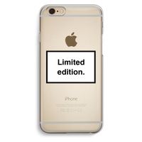 Limited edition: iPhone 6 / 6S Transparant Hoesje