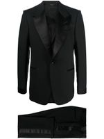 TOM FORD costume en laine à revers pointus - Noir