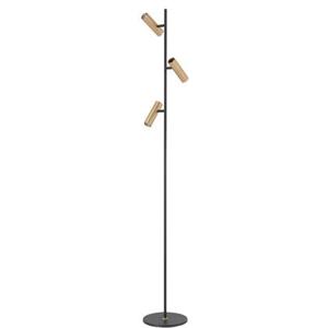 Highlight Vloerlamp Trend Zwart| Goud 3 lichts 158cm mini GU10