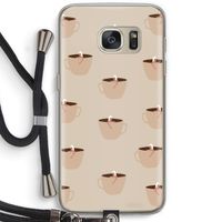 Morning coffee: Samsung Galaxy S7 Transparant Hoesje met koord