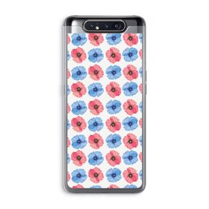 Klaproosjes: Samsung Galaxy A80 Transparant Hoesje