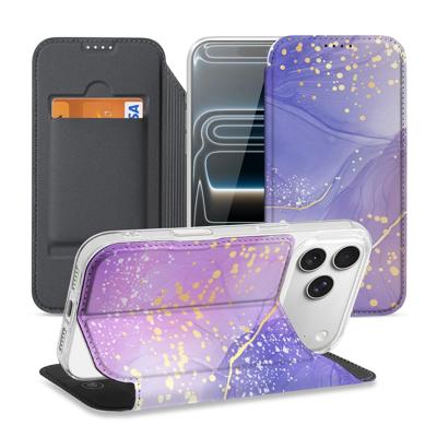 Apple iPhone 17 Pro Max | Standcase | Hoesje Watercolor Paars