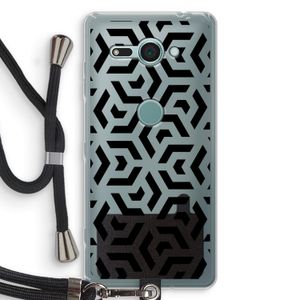 Crazy pattern: Sony Xperia XZ2 Compact Transparant Hoesje met koord