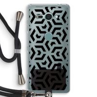 Crazy pattern: Sony Xperia XZ2 Compact Transparant Hoesje met koord