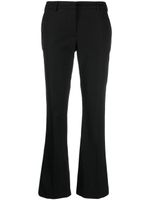 PT Torino pantalon évasé à fermeture dissimulée - Noir