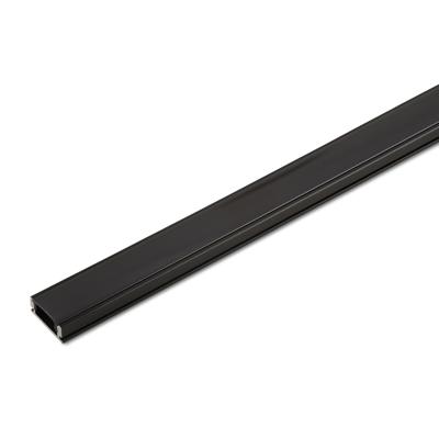 LED-strip profiel 2,5m opbouw zwart compleet