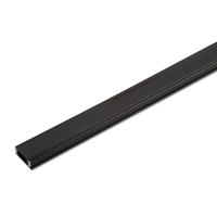 LED-strip profiel 2,5m opbouw zwart compleet