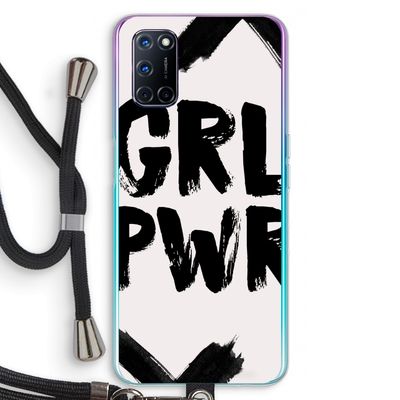 Girl Power #2: Oppo A72 Transparant Hoesje met koord