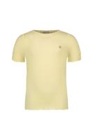 Like Flo zomer t-shirt meisjes - geel - rib - Elise - thumbnail