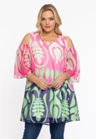 Yoek Tuniek wide bottom | Roze | Maat 54/56