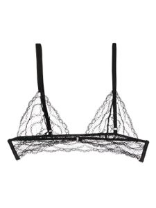 Kiki de Montparnasse soutien-gorge triangle en dentelle - Noir