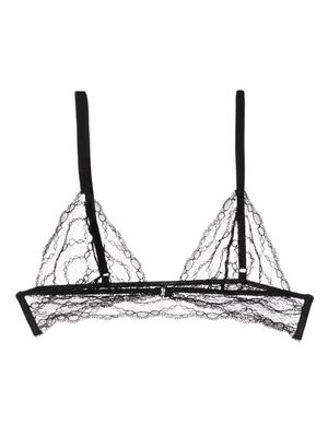 Kiki de Montparnasse soutien-gorge Mon Cheri en dentelle - Noir