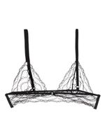 Kiki de Montparnasse soutien-gorge triangle en dentelle - Noir