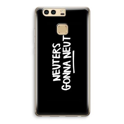 Neuters (zwart): Huawei P9 Transparant Hoesje