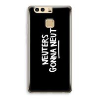 Neuters (zwart): Huawei P9 Transparant Hoesje