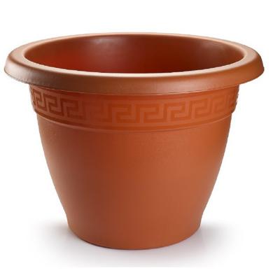 Plasticforte Plantenpot - terracotta bruin - D50 x H40 cm - bloempot - kunststof - rond