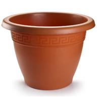 Plasticforte Plantenpot - terracotta bruin - D50 x H40 cm - bloempot - kunststof - rond