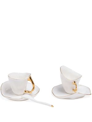 Seletti lot de deux tasses à café Meltdown - Blanc