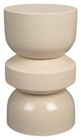 Dutchbone Bijzettafel/Kruk 'Apollo' kleur Beige