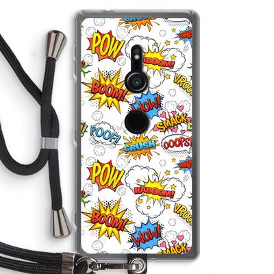 Pow Smack: Sony Xperia XZ2 Transparant Hoesje met koord